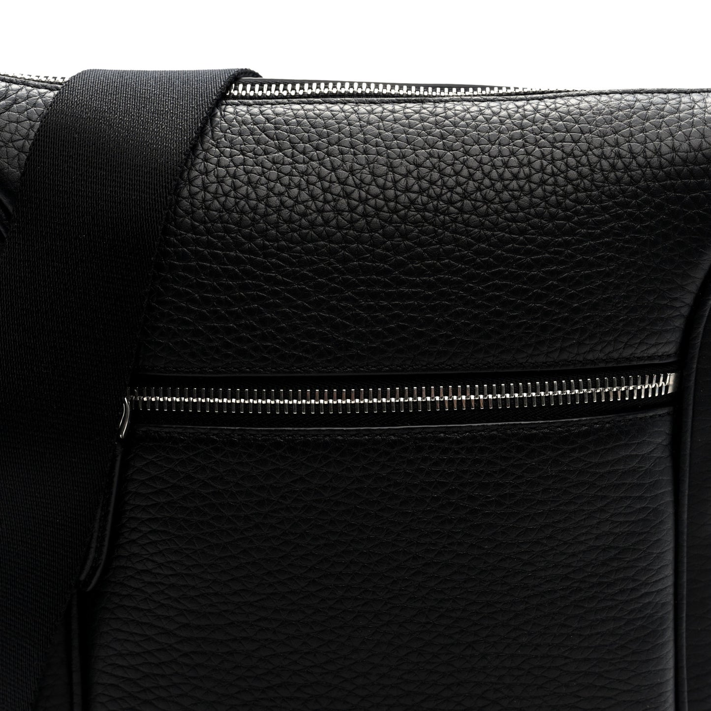 Heavy Grain Small Urban Messenger Black
