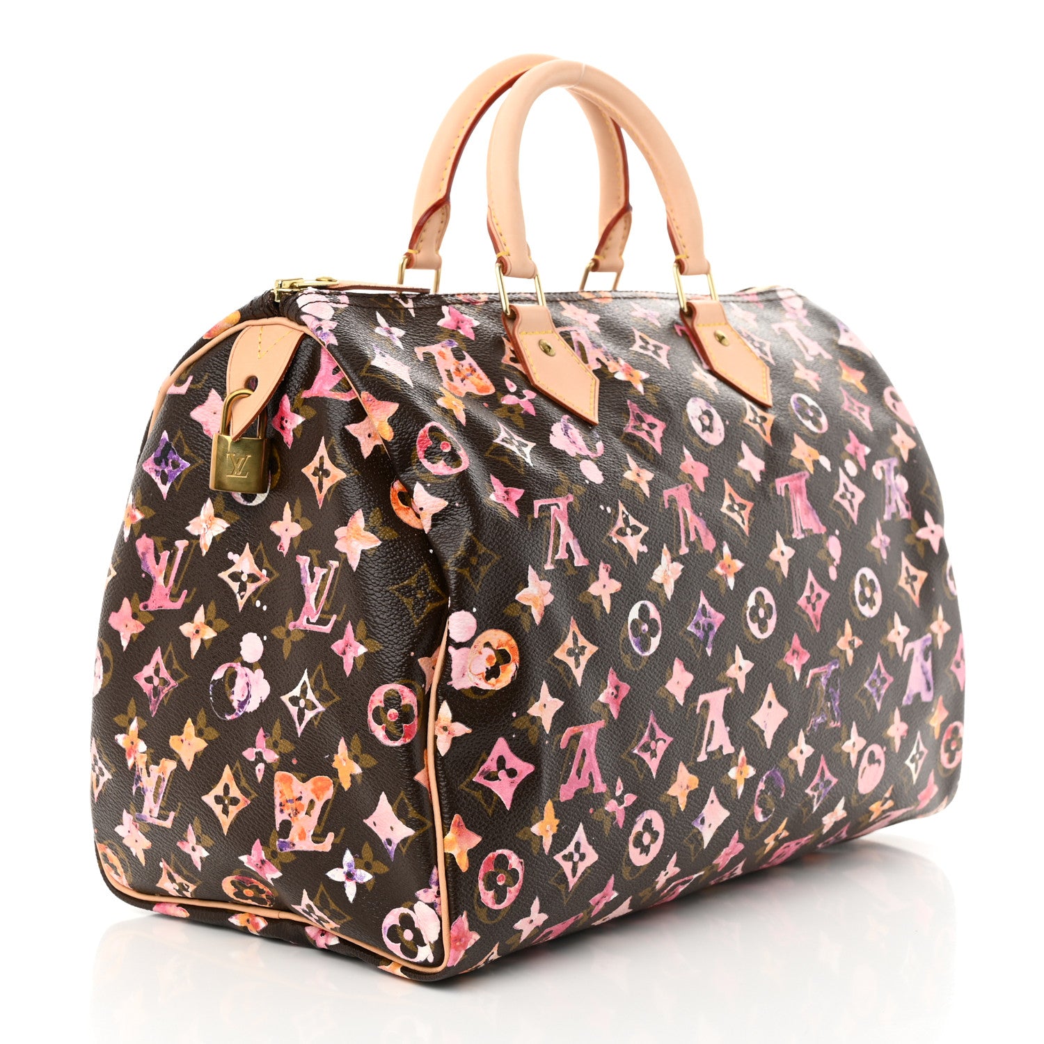 Louis Vuitton Watercolor Aquarelle Speedy 35 Brown 3 of 9