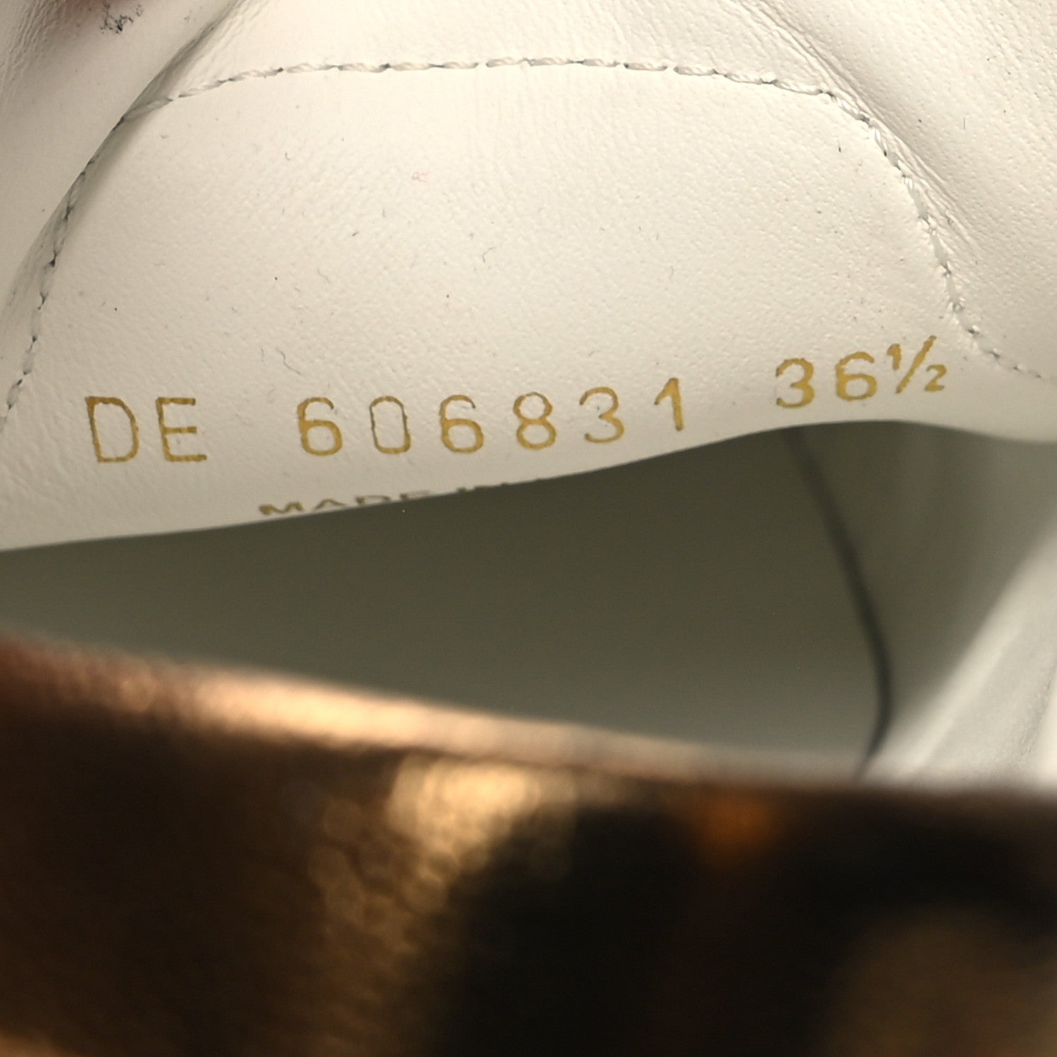 Saint Laurent Calfskin Andy Low Top Sneakers 36.5 Blanc Optique 6 of 9