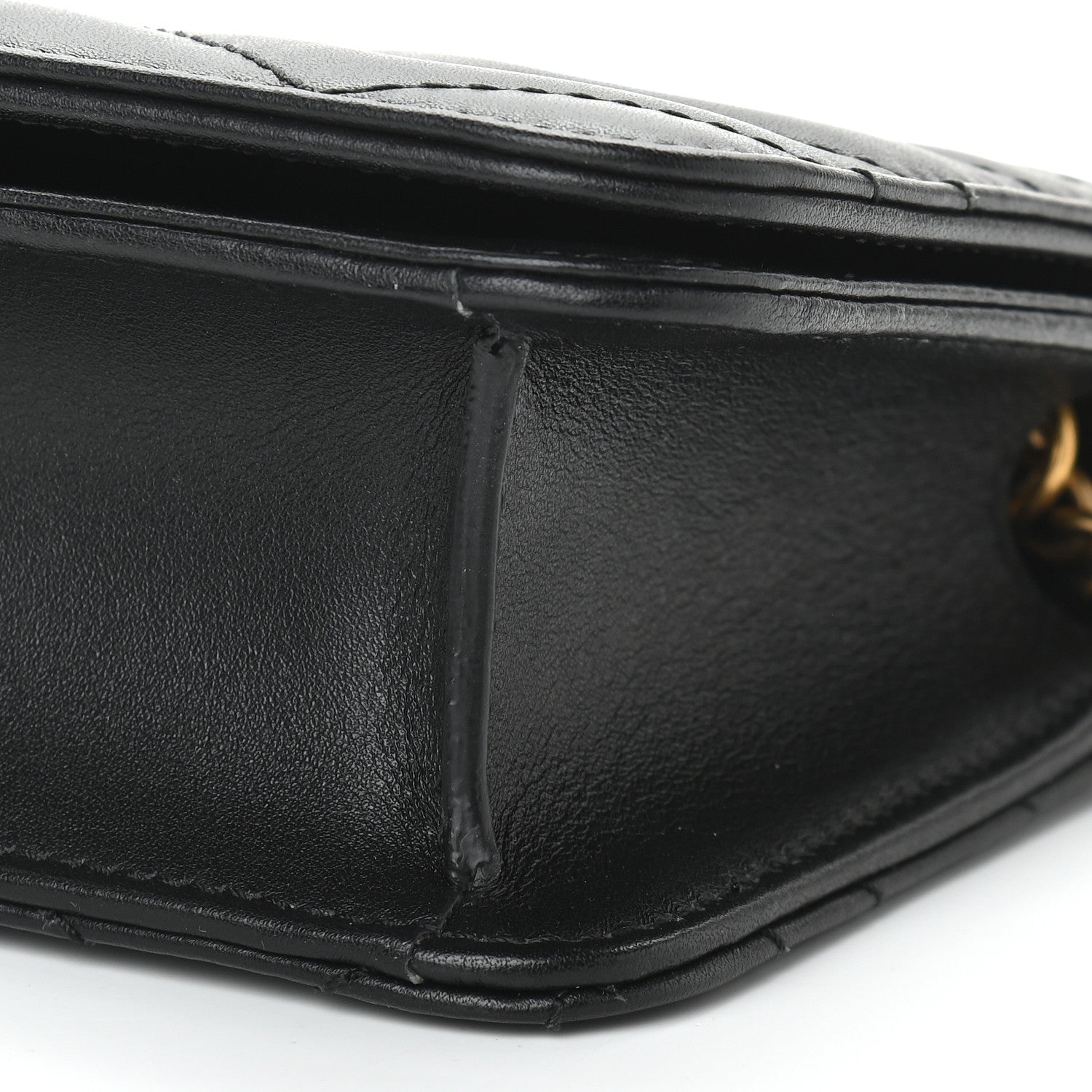 Gucci Calfskin Matelasse GG Marmont Mini Bag Black 8 of 8