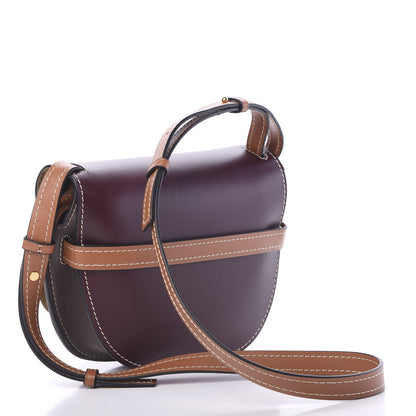 Loewe Calfskin Small Gate Crossbody Bag Oxblood Tan 2 of 9