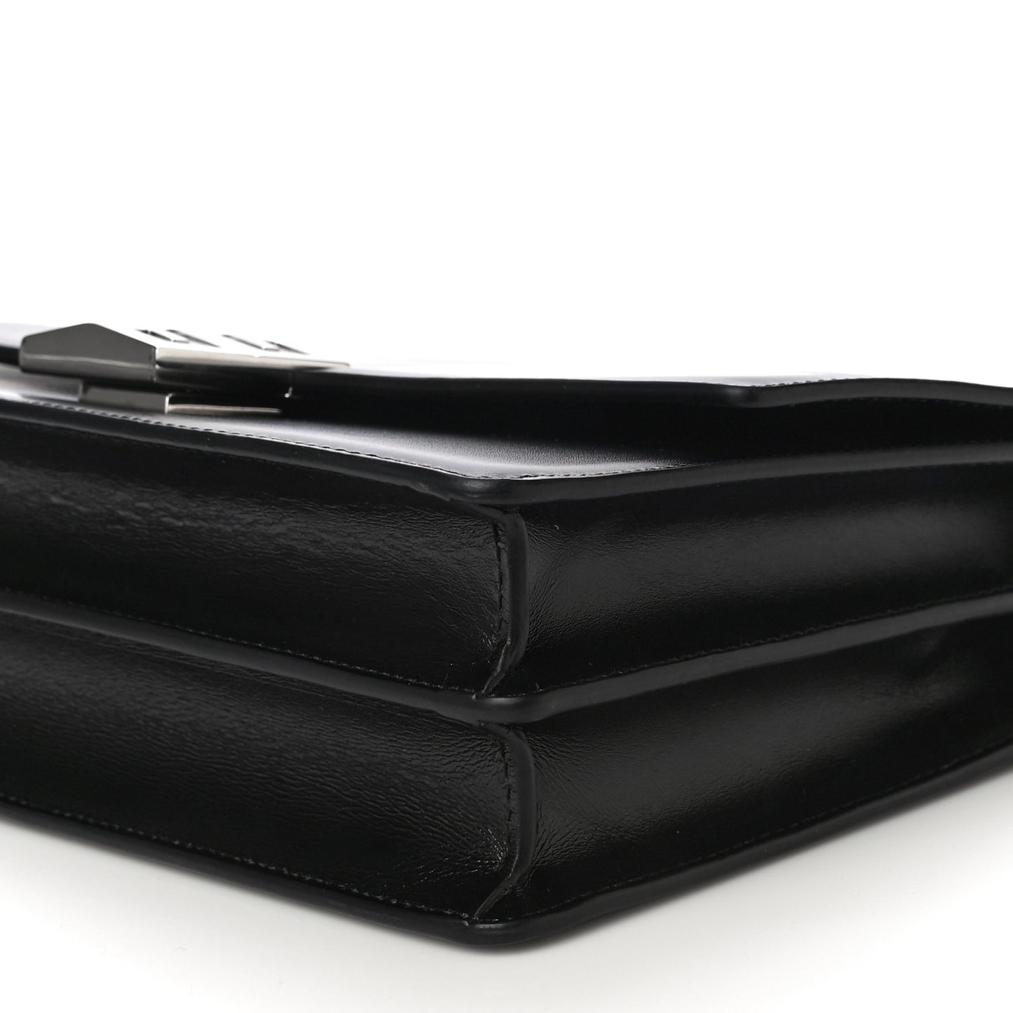 Calfskin Medium 4G Chain Shoulder Bag Black