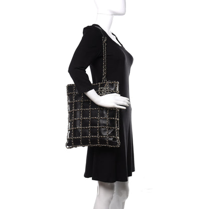 Chanel Lambskin Large Shopping Chain Tote Black 2 of 11
