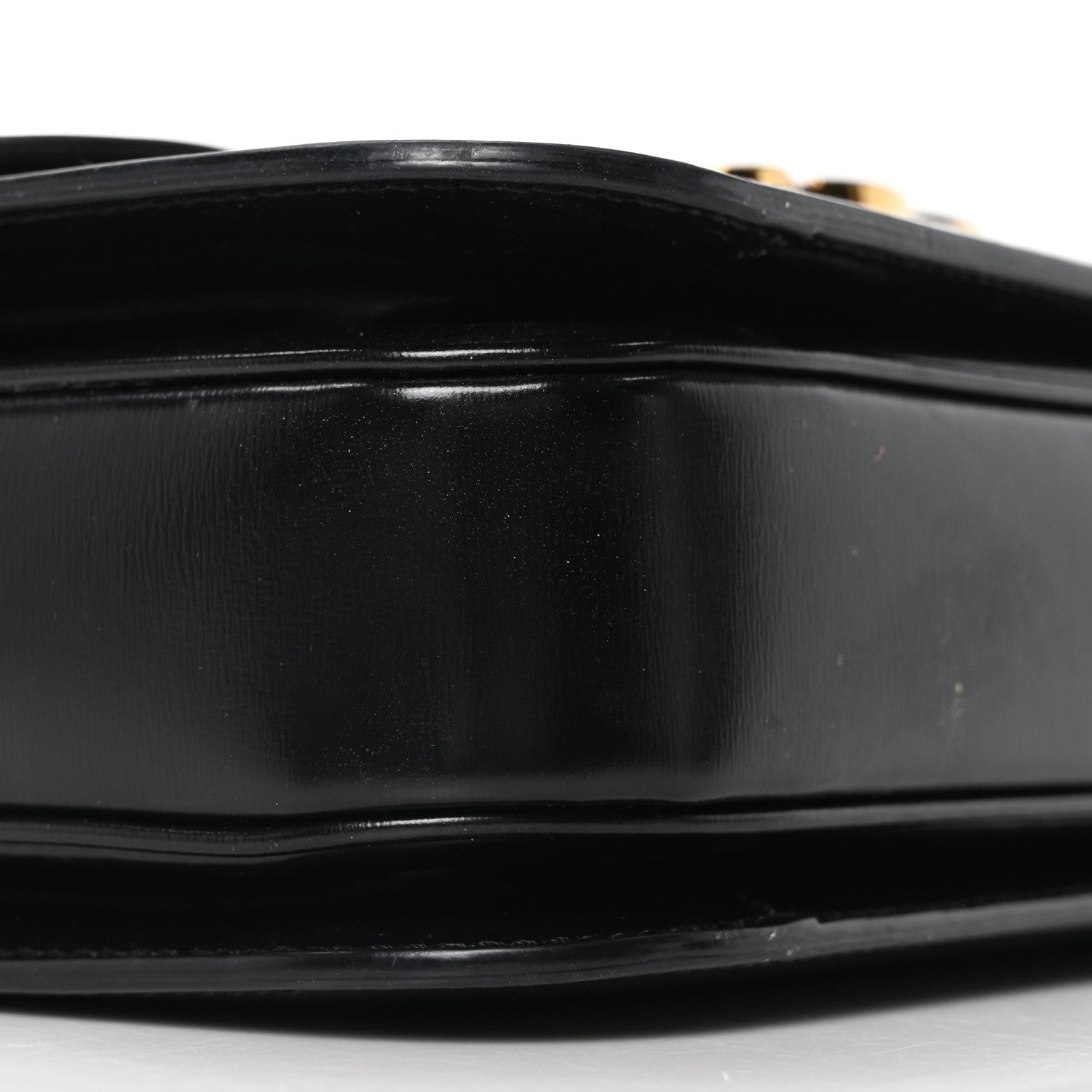 Celine Shiny Calfskin Medium Triomphe Black 9 of 10