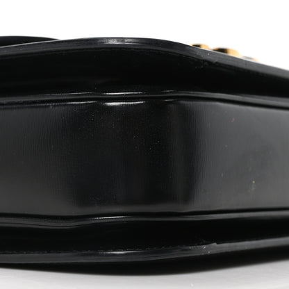 Celine Shiny Calfskin Medium Triomphe Black 9 of 10