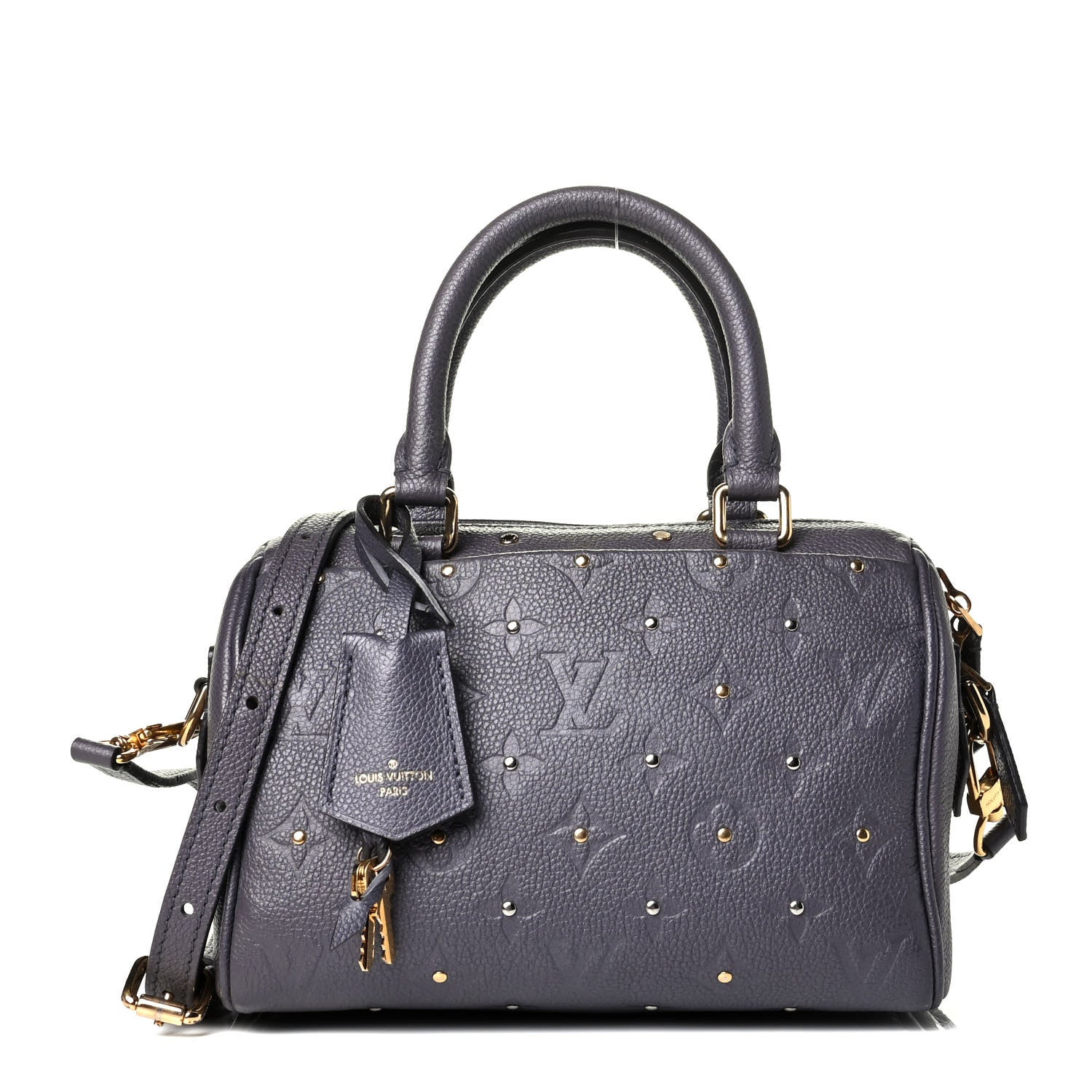 Louis Vuitton Empreinte Studded Speedy Bandouliere 20 Gris Silver 1 of 7