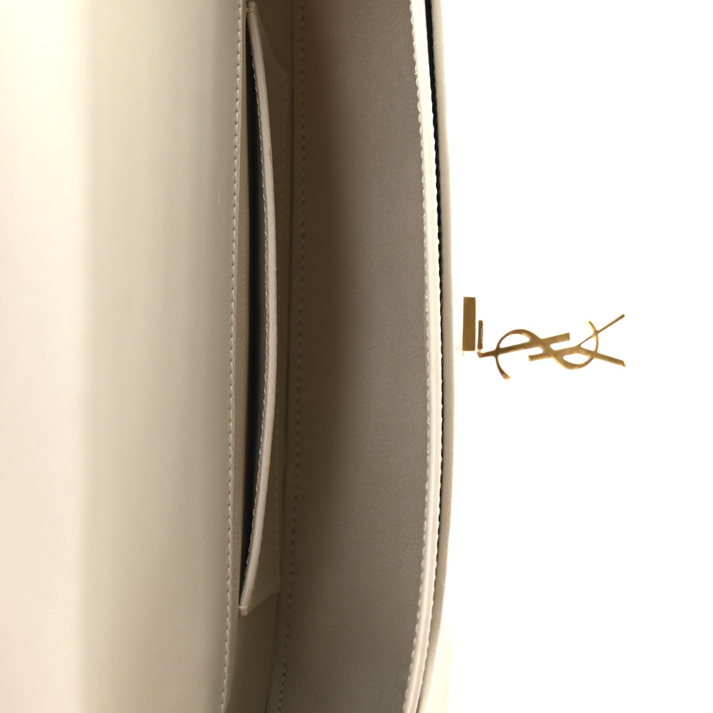 Box Calfskin Mini Voltaire Shoulder Bag Crema soft