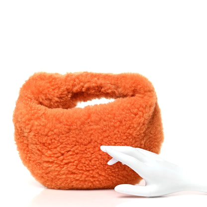 Bottega Veneta Shearling Mini Jodie Light Orange 3 of 11