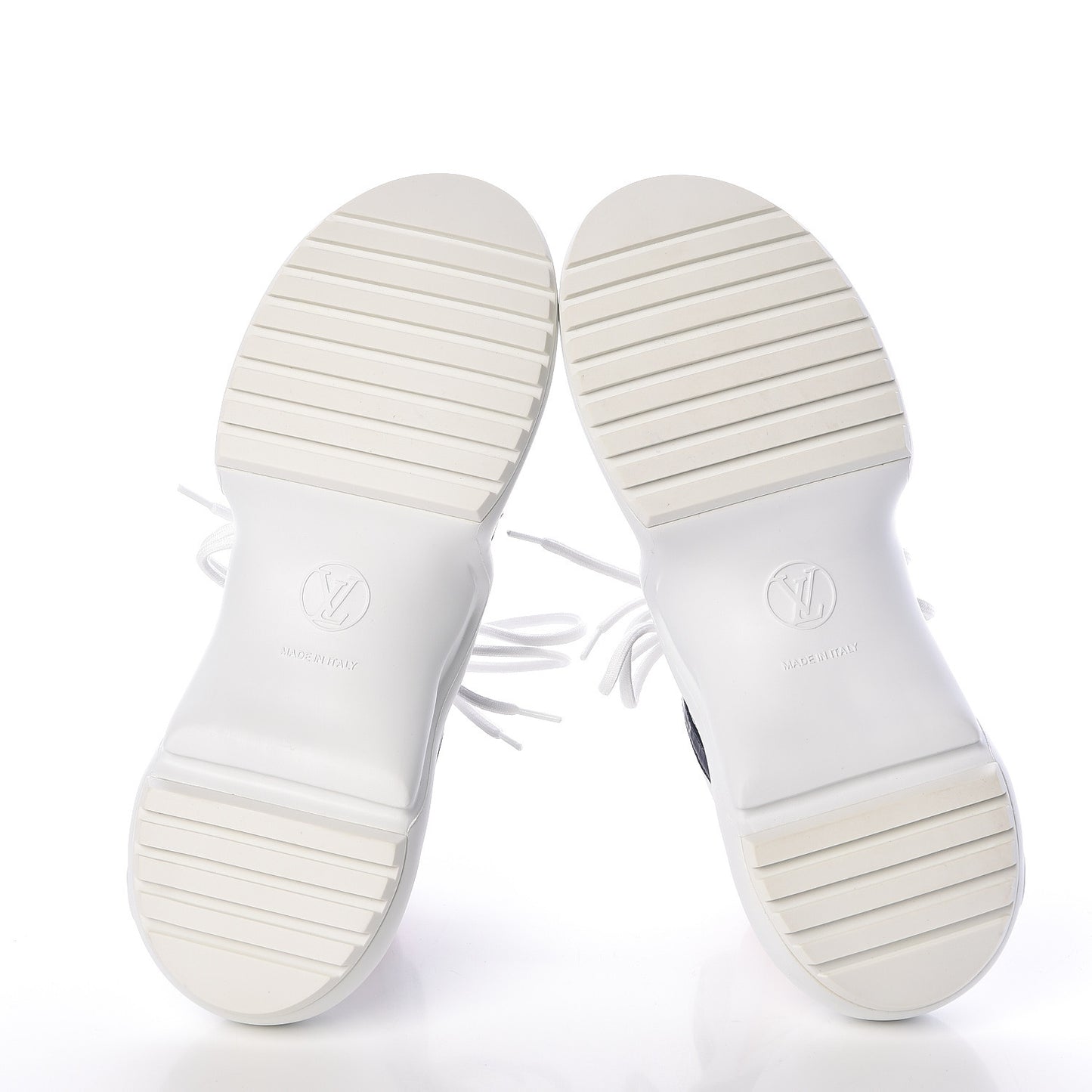 Calfskin Technical Nylon LV Archlight Sneakers 39 White Blue Pink