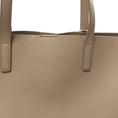 Saint Laurent Calfskin Large Shopping Tote Dark Beige 13 of 13