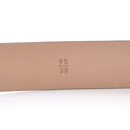 Chanel Calfskin Belt 95 38 Black 6 of 8