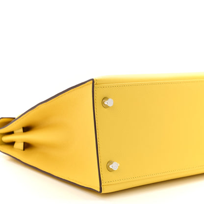 Hermes Epsom Kelly Sellier 28 Jaune De Naples 9 of 12