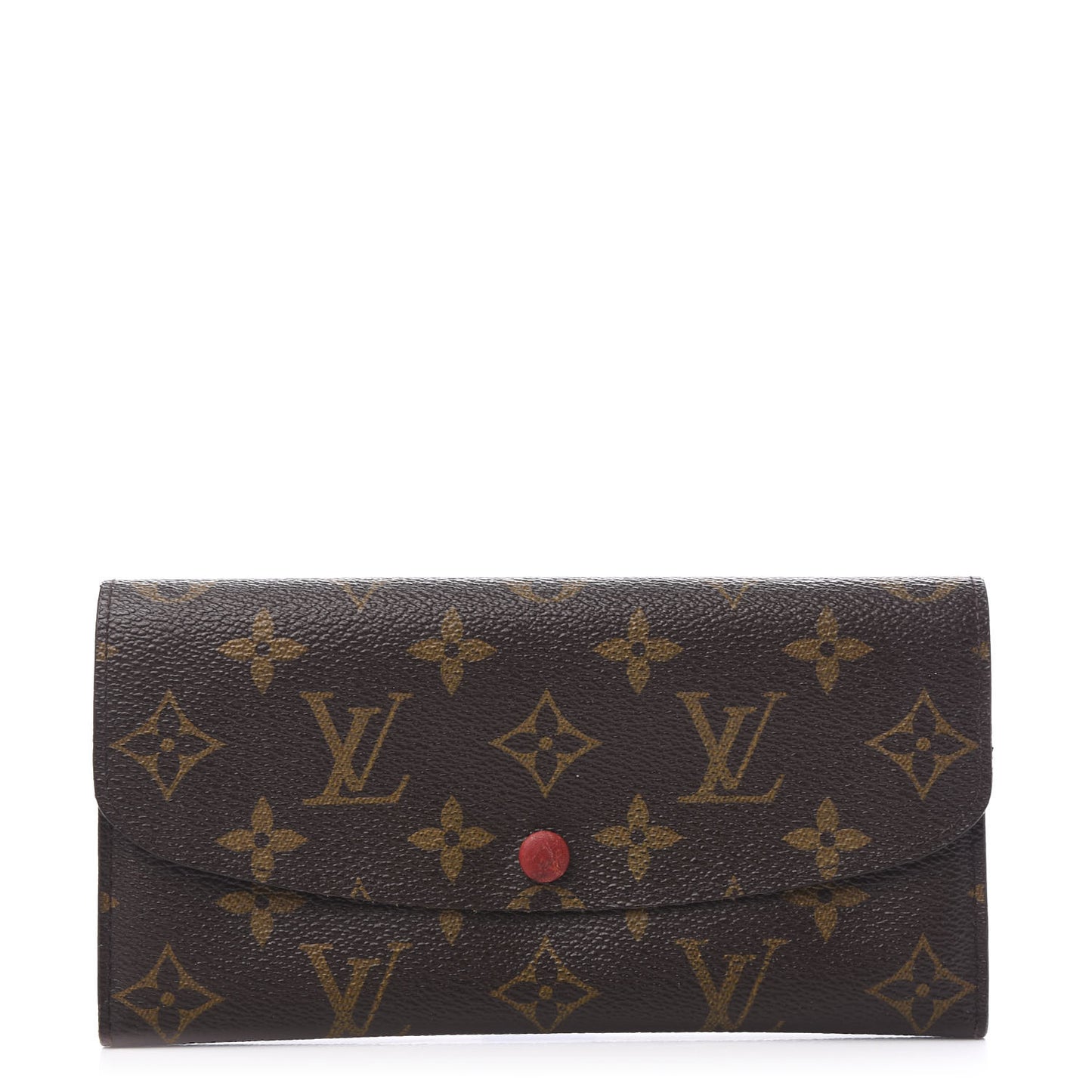 Monogram Emilie Wallet Red