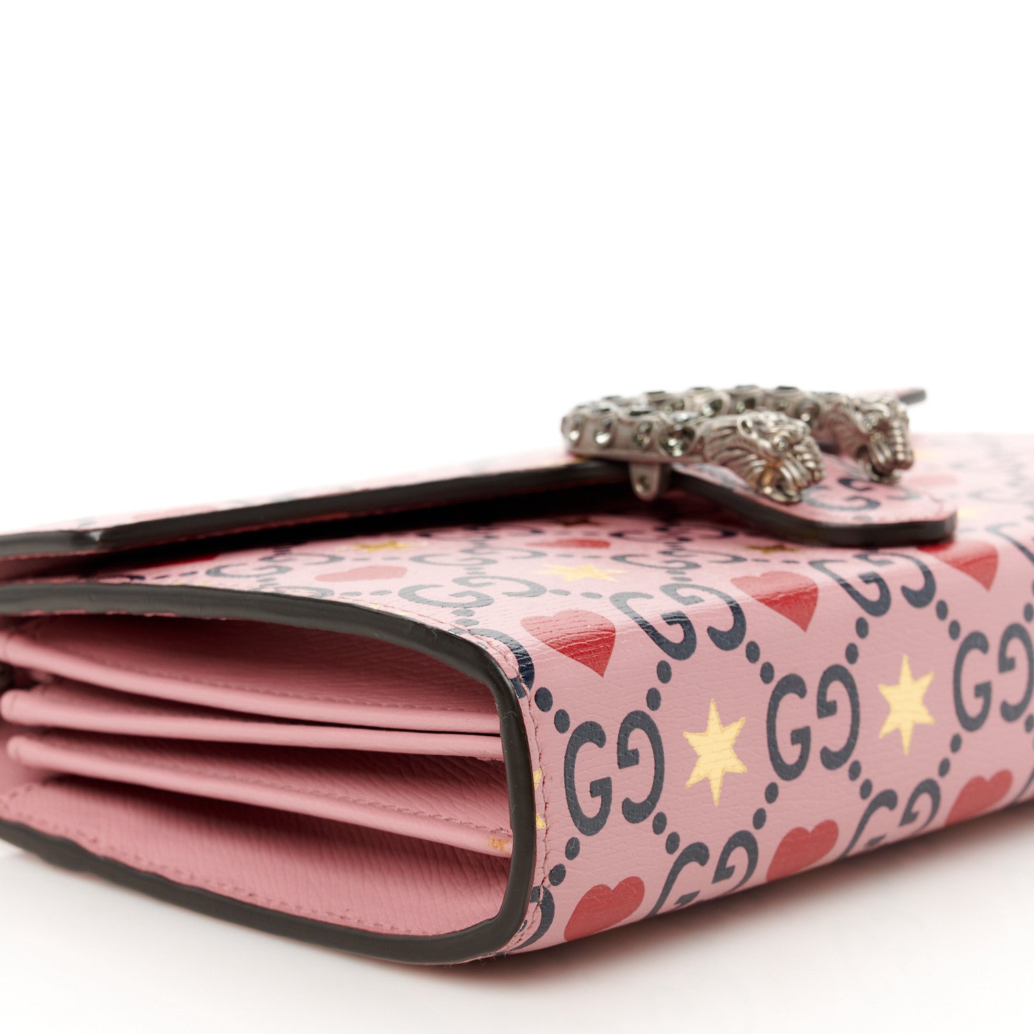 Gucci Calfskin Valentine's Day Exclusive Mini Dionysus Chain Wallet 9 of 10