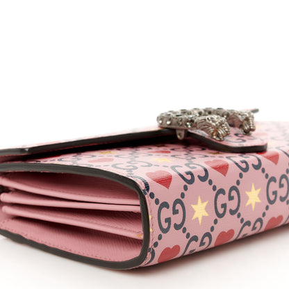 Gucci Calfskin Valentine's Day Exclusive Mini Dionysus Chain Wallet 9 of 10