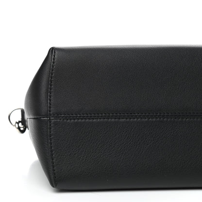 Fendi Vitello Dolce Scalloped Pearl Studded Medium By The Way Boston Bag Black 5 of 9