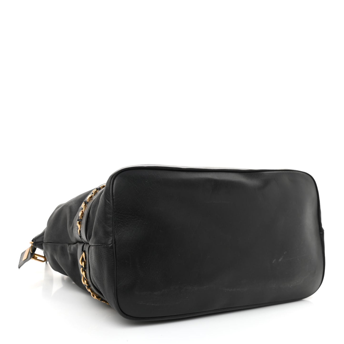 Calfskin Kira Convertible Bowler Bag Black