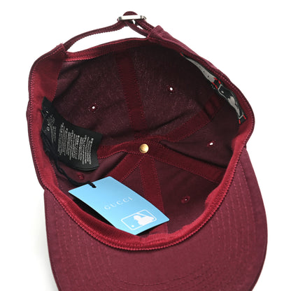 Gucci X MLB Cotton NY Yankees Baseball Hat 57-61 Lacquer 7 of 9