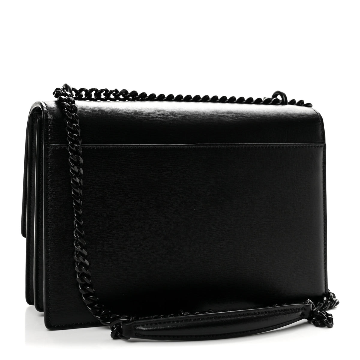 Saint Laurent Calfskin Medium Monogram Monochrome Sunset  Black 3 of 13