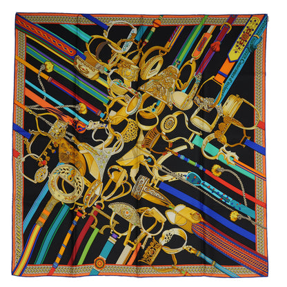 Hermes Silk Concours D Etriers Scarf 90 2 of 5