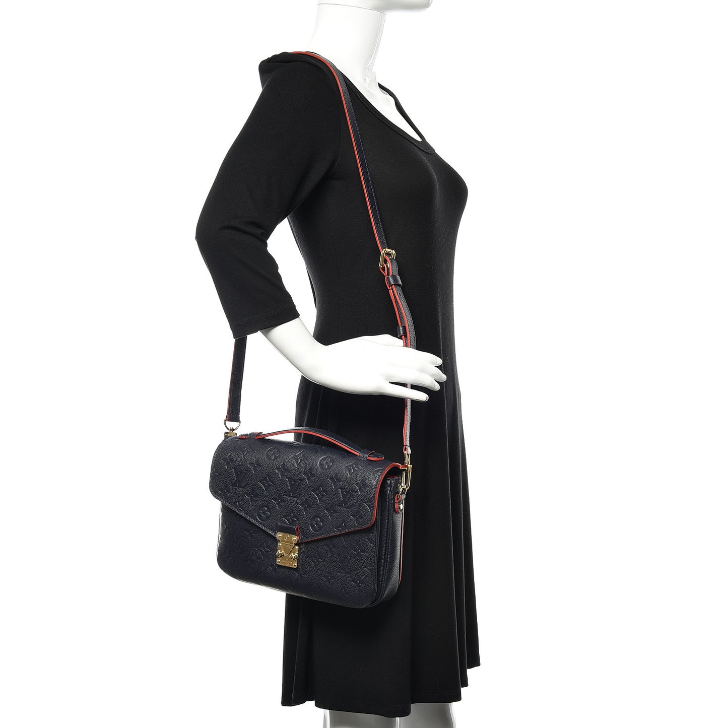 Calfskin Small Hava Top Handle Bag Black