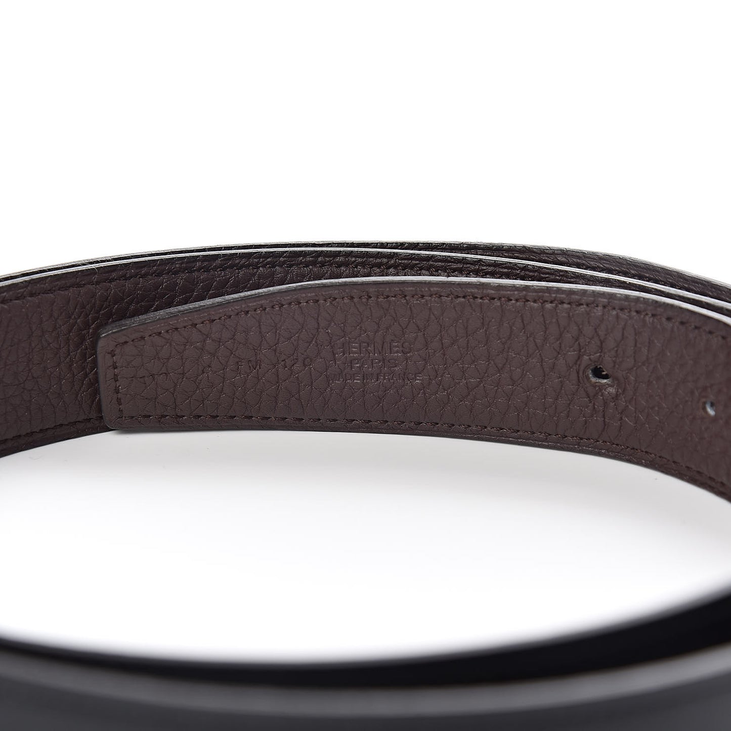 Box Togo 32mm Belt Strap 110 Black Chocolate