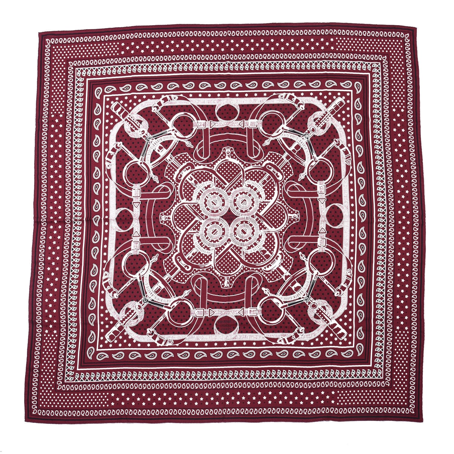 Cashmere Silk Eperon D'Or Bandana Shawl 140