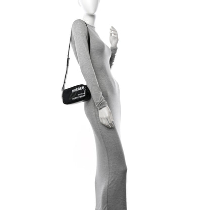 Burberry Coated Canvas Horseferry Print Micro Camera Bag Black 2 of 10