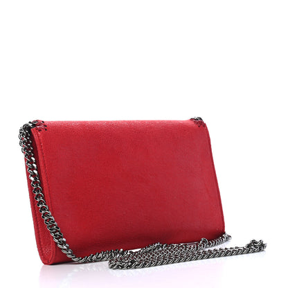 Stella McCartney Shaggy Deer Mini Falabella Crossbody Bag Cherry 3 of 8