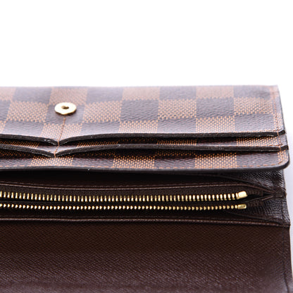 Louis Vuitton Damier Ebene Sarah Wallet NM 6 of 8
