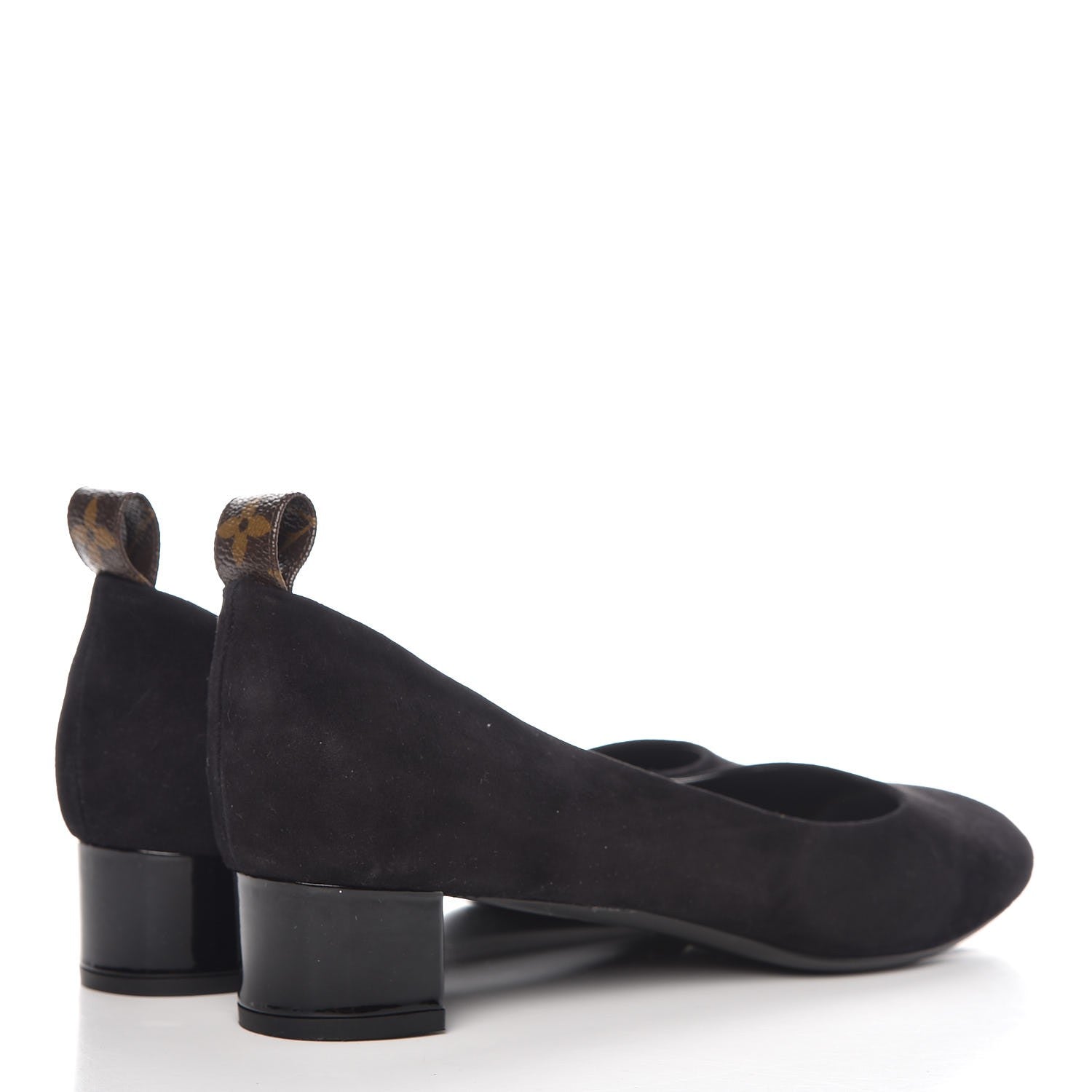 Louis Vuitton Suede Uniformes Pump 38.5 Black 4 of 8