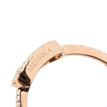 Messika 18K Rose Gold Diamond Move Uno LM Pave Ring 53/6.25 5 of 7