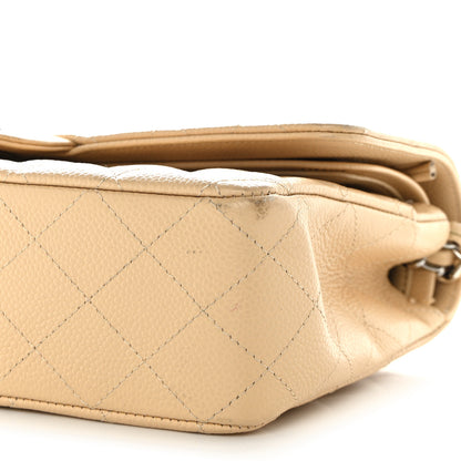 Chanel Caviar Quilted Medium Double Flap Beige 10 of 14