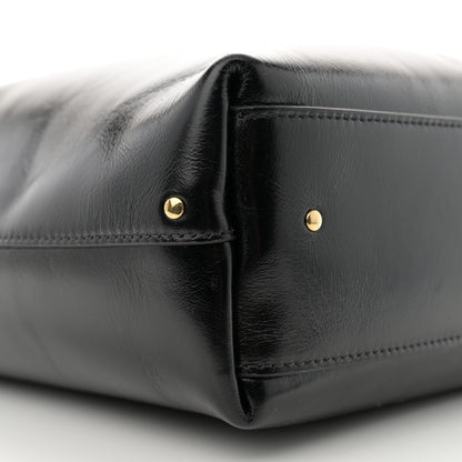 Chloe Shiny Calfskin Small Marcie Hobo Bag Black 9 of 10
