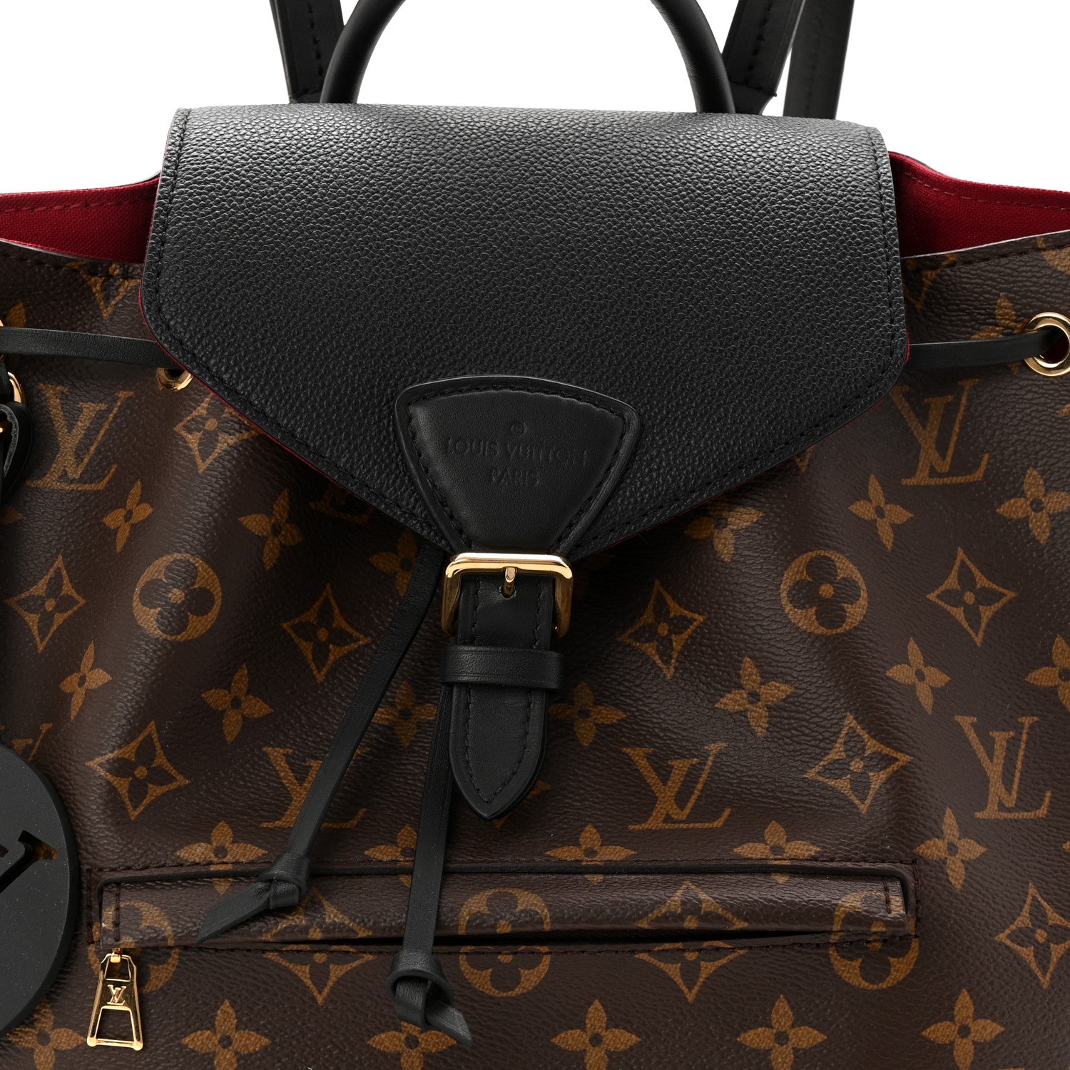 Louis Vuitton Monogram Montsouris PM Black 8 of 10