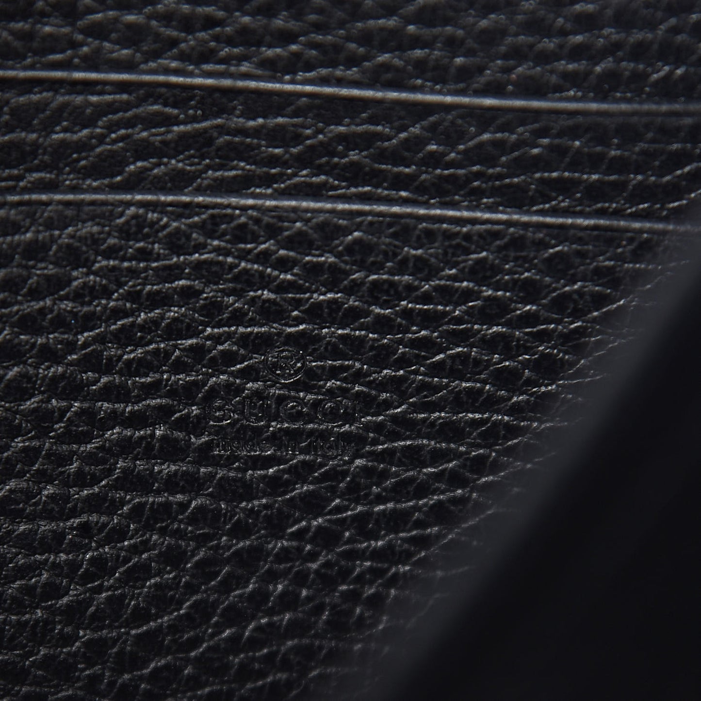 Calfskin Mini Dionysus Chain Wallet Black