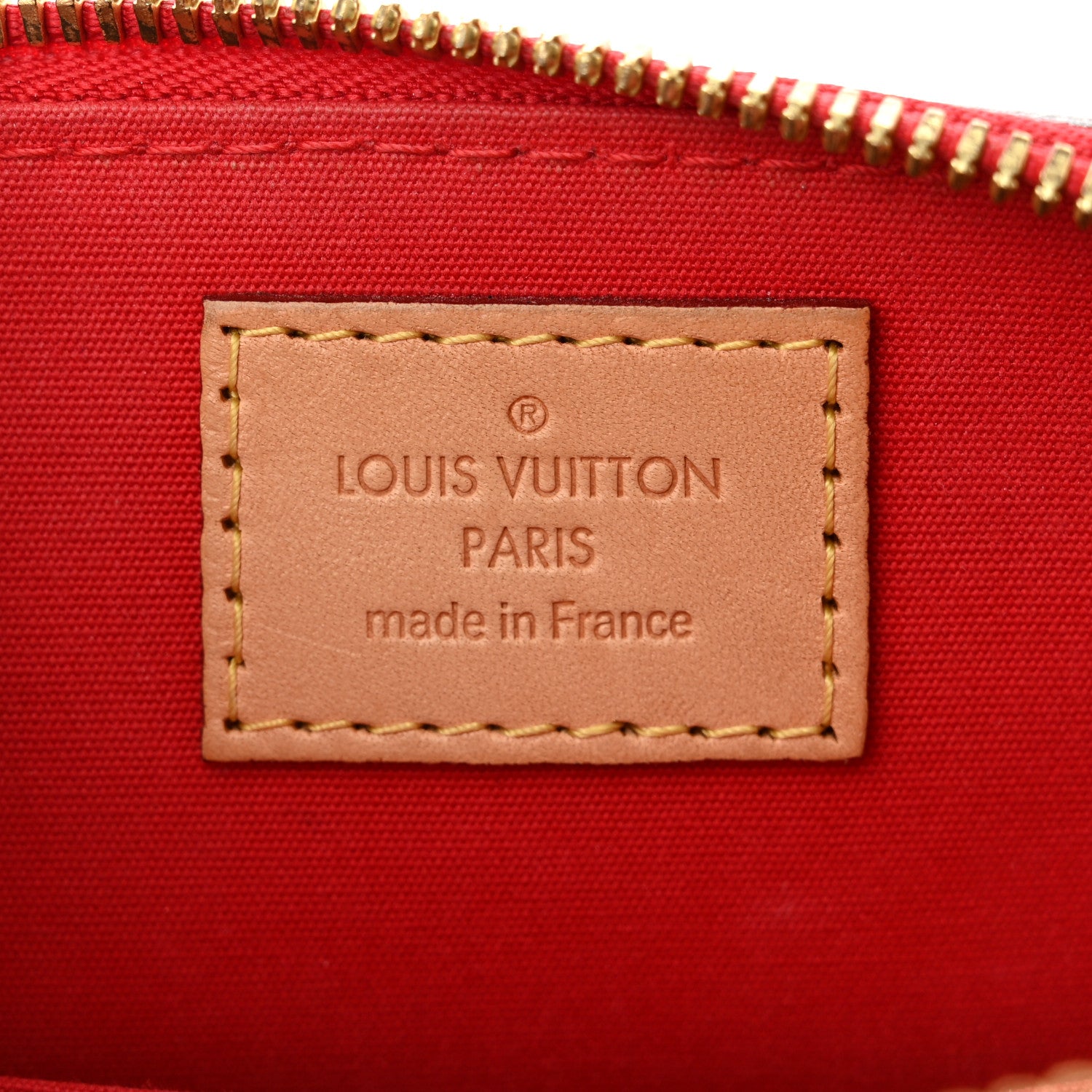 Louis Vuitton Vernis Alma BB Cherry 6 of 10