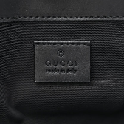 Gucci GG Supreme Monogram Web Messenger Diaper Bag Black Grey 7 of 13