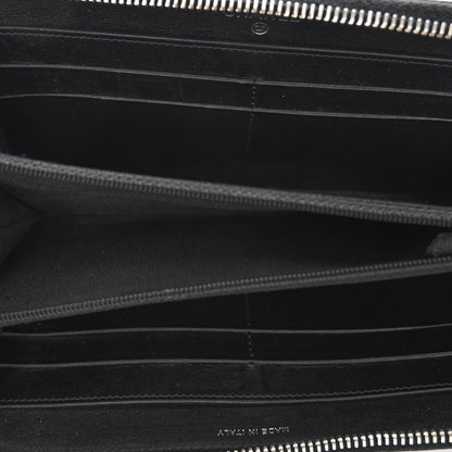 Chanel Patent Quilted Zip Around Wallet Black 5 of 9