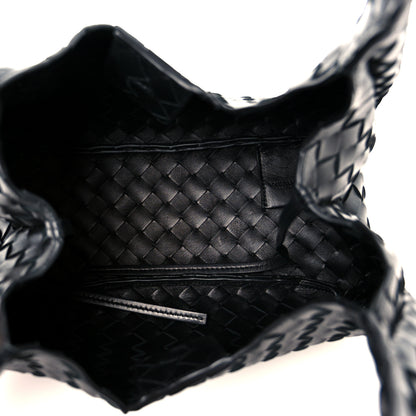 Bottega Veneta Nappa Intrecciato Small Campana Shoulder Bag Black 5 of 11