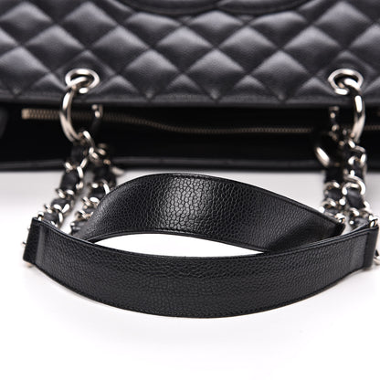 Chanel Caviar Quilted Grand Shopping Tote GST Black 11 of 16