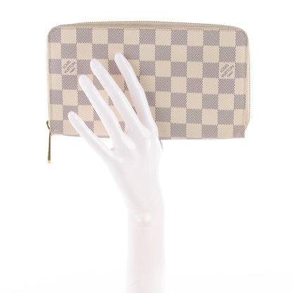 Louis Vuitton Damier Azur Zippy Organizer Wallet 2 of 7