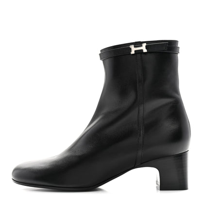 Hermes Calfskin Imperial 50 Ankle Boots 39 Black 1 of 10