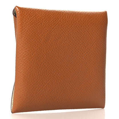 Hermes Epsom Bastia Verso Coin Purse Gold Vert Fizz 3 of 6