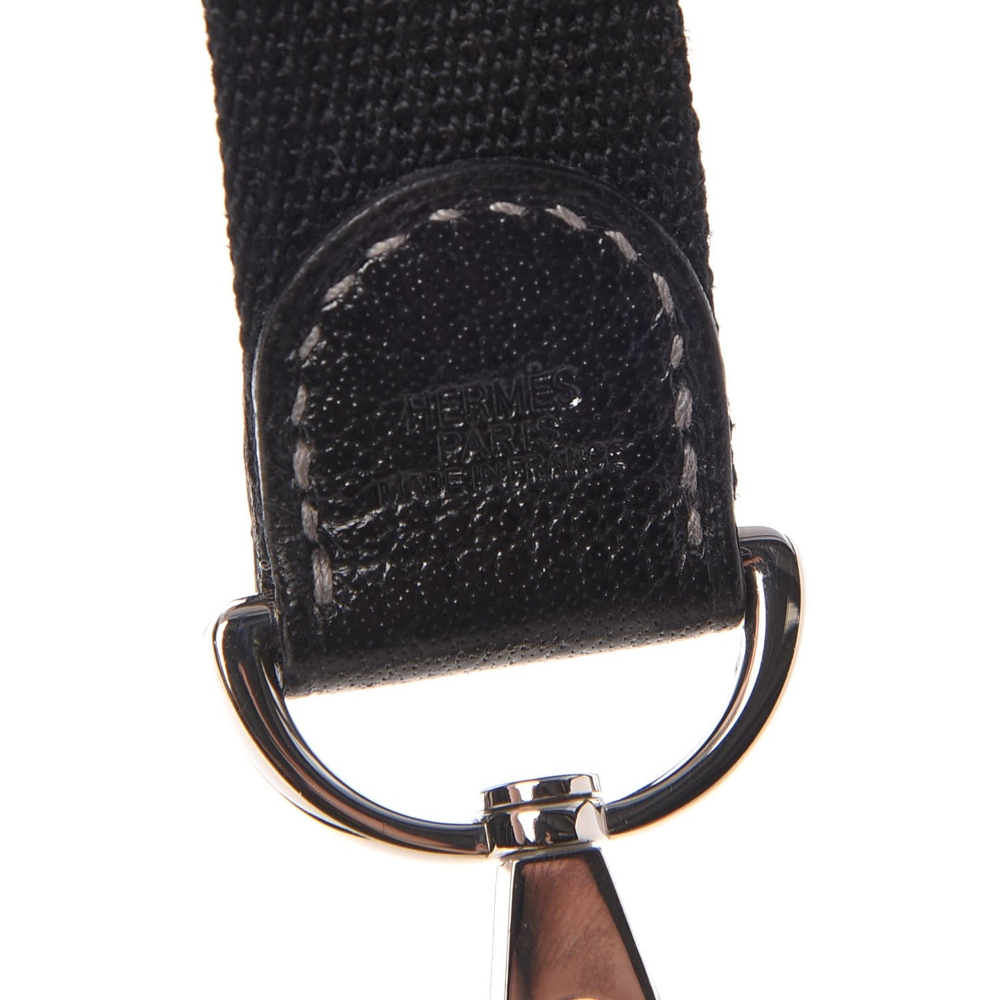 Toile Taurillon Clemence Shoulder Strap Black
