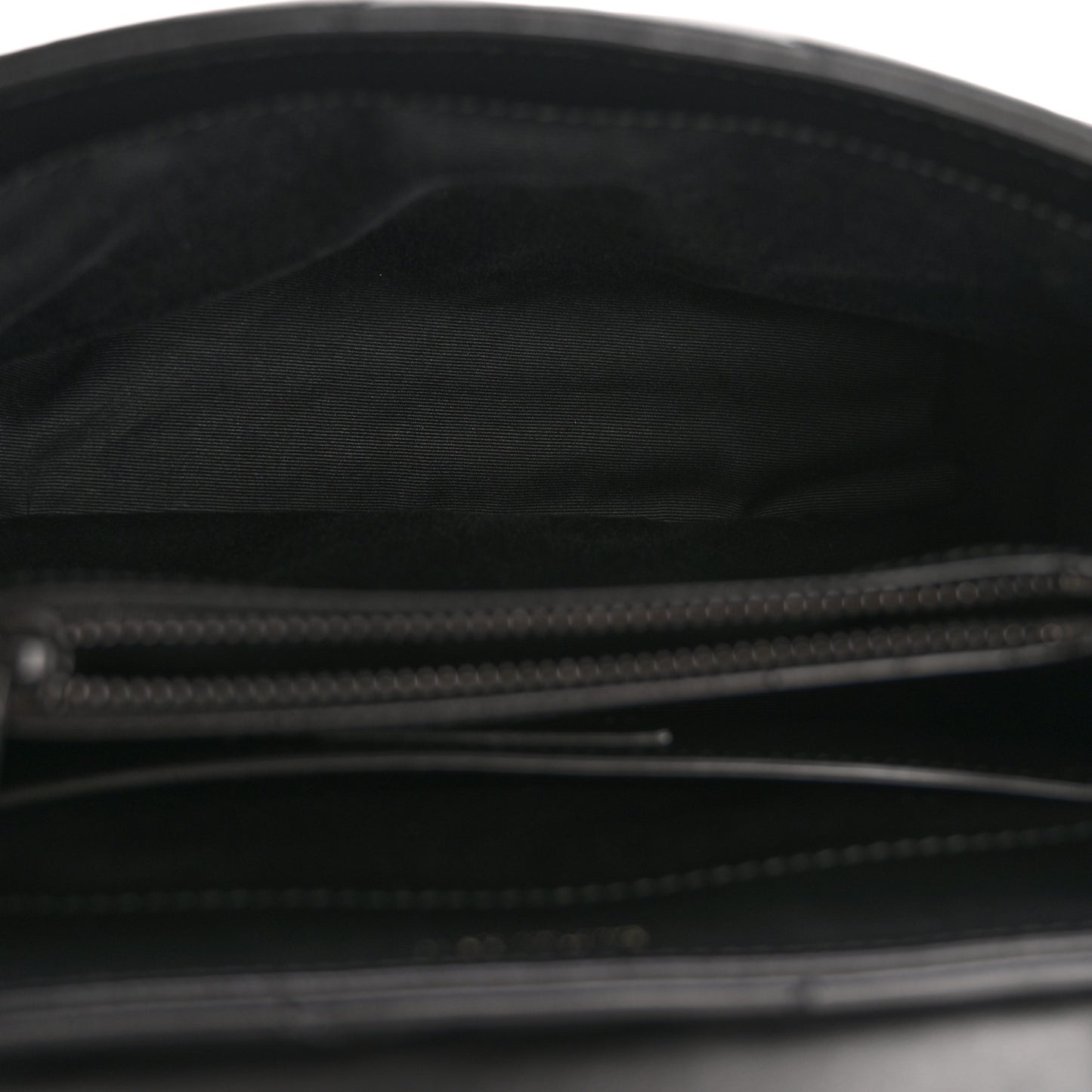 Calfskin Y Quilted Monogram Monochrome Small Loulou Chain Satchel Black
