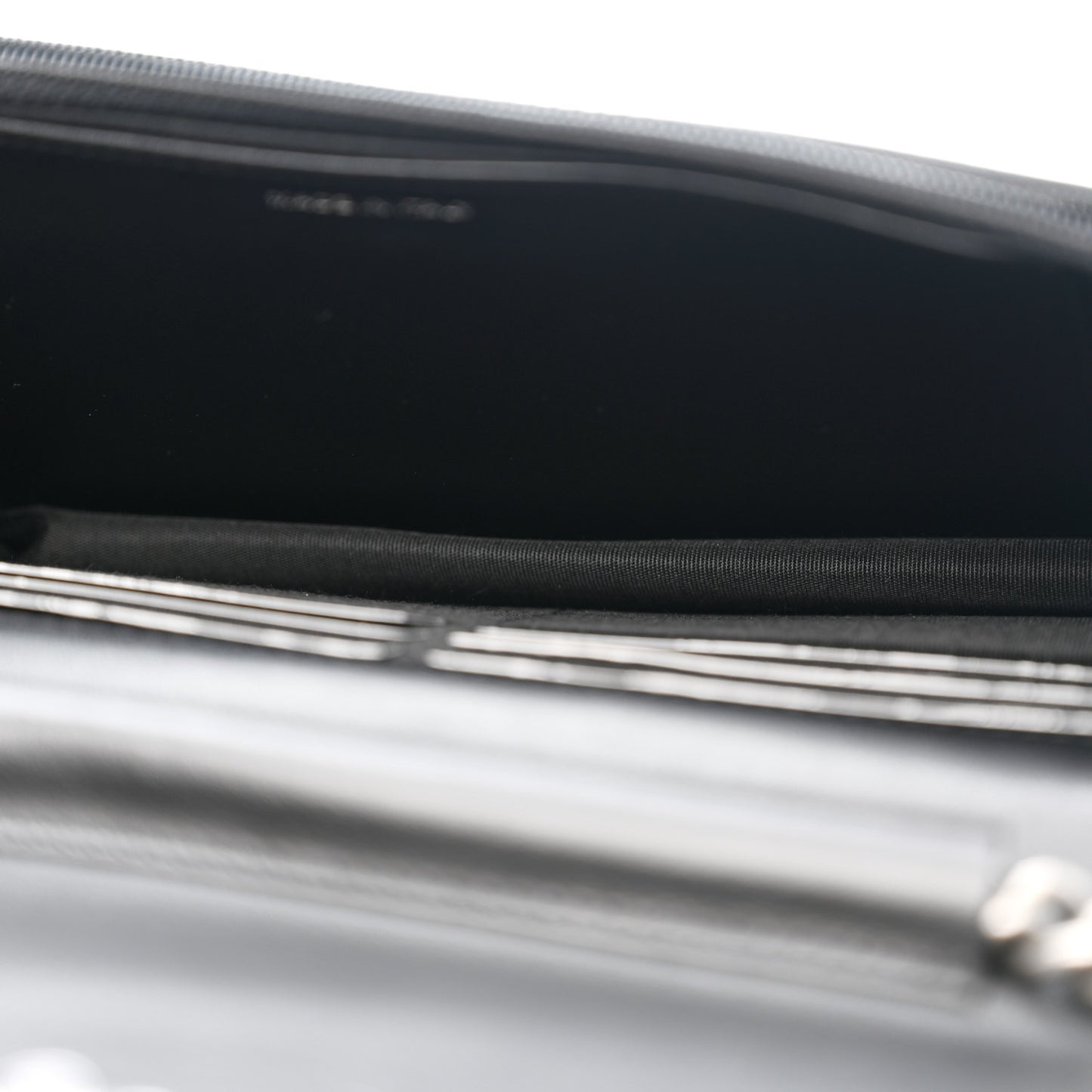 Caviar Quilted Boy Wallet On Chain WOC Black