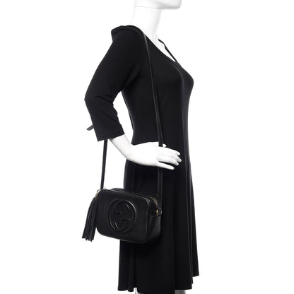 Gucci Pebbled Calfskin Small Soho Disco Bag Black 2 of 9