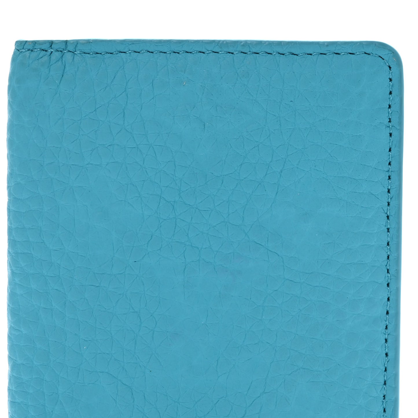 Taurillon Monogram Pocket Organizer Turquoise