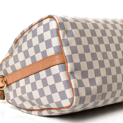Louis Vuitton Damier Azur Speedy Bandouliere 30 11 of 12